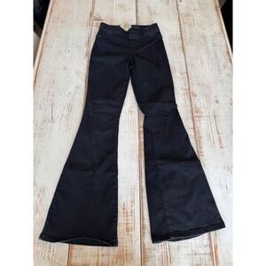 Altard State Black Flare Jeans High Rise Pull On Bell Bottom XS DJ22843H20